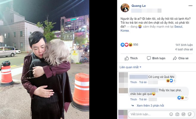 Vừa lộ ảnh thân mật, Quang Lê tiếp tục bị amp;#34;soiamp;#34; công khai ôm ấp vợ cũ Hồ Quang Hiếu - 1