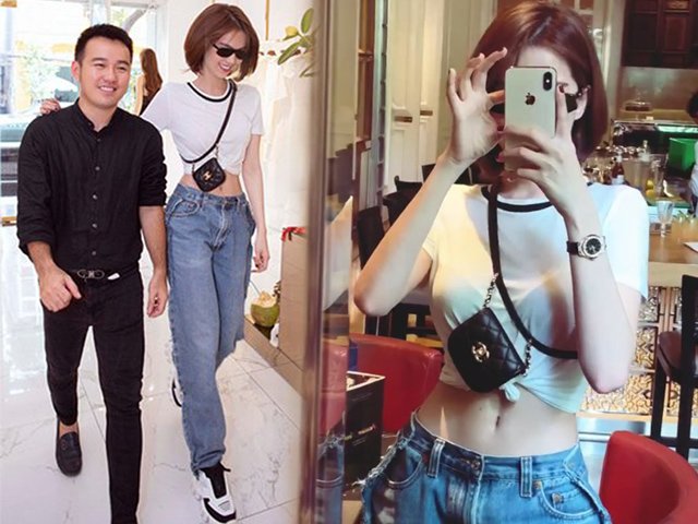 Đi thử đồ thôi mà Ngọc Trinh cũng mua chiếc túi hơn 50 triệu để diện cho chất