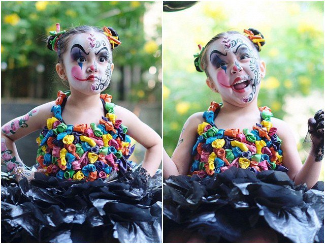 Hóa trang Halloween ấn tượng, con gái mỹ nhân Philippines được trường ra quyết định đặc biệt