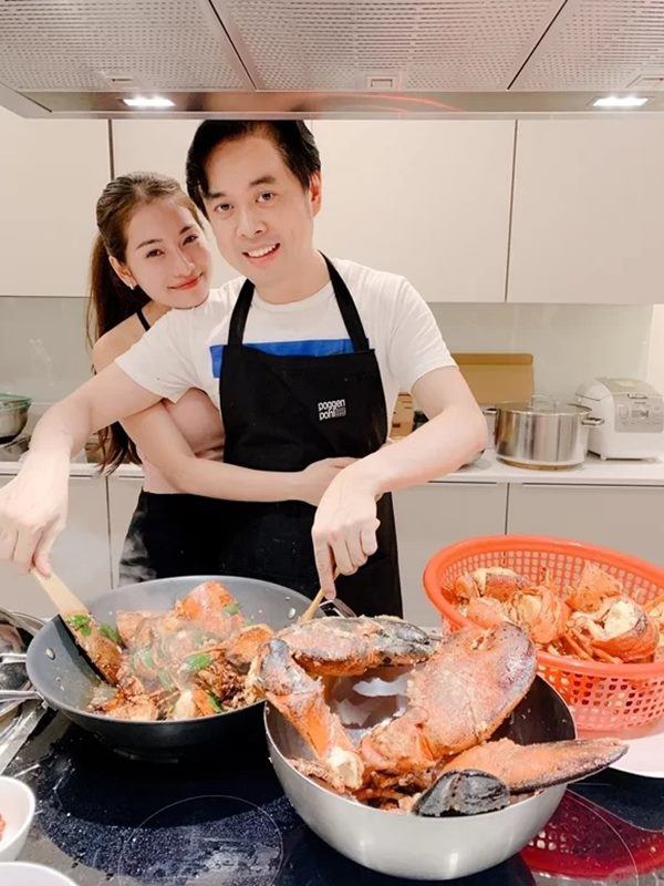 Vợ trẻ mang thai song sinh, Dương Khắc Linh mua nhà sang, riêng căn bếp đã tỷ bạc - 7