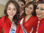 Làm đẹp - Tự trang điểm và làm tóc tại Miss International, Tường San vẫn đẹp xuất sắc