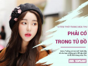 Thời trang - 5 item "tưởng cũ mà mới", đã trở thành kinh điển cho thời trang mùa Thu