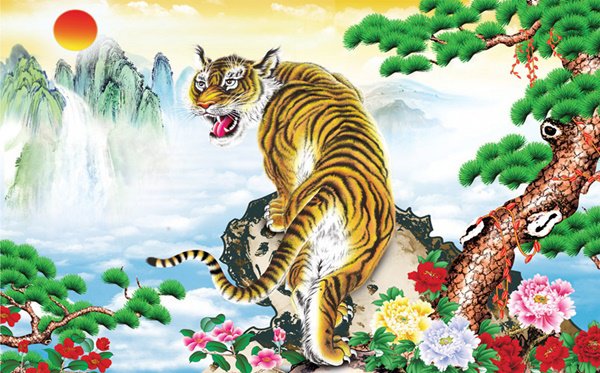 treo tranh the nay tai loc thi nhau chay vao nha, gia chu ngoi khong huong phuc - 1