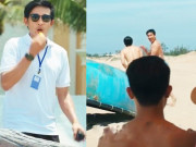 Giải trí - Đi tắm biển không mặc quần, anh em Kiều Minh Tuấn bị "thổi còi" ngay lập tức