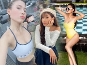 Làm đẹp - Chụp hình selfie tại phòng gym, Thuý Diễm khoe khéo được cả dáng lẫn da đẹp đỉnh