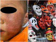 Sức khỏe - Nhiều trẻ viêm da do dùng đồ hóa trang Halloween, cha mẹ lưu ý điều sau để bảo vệ con