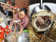 Ngon-bổ-rẻ - Hà Nội có 1 hàng bánh trôi tàu hơn 20 năm, bán 3 tiếng hết 7 thùng chè bánh