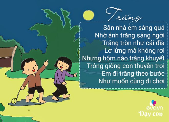 11 bài thơ dân gian cho trẻ 3-4 tuổi phát triển trí não, thông minh hơn - 3