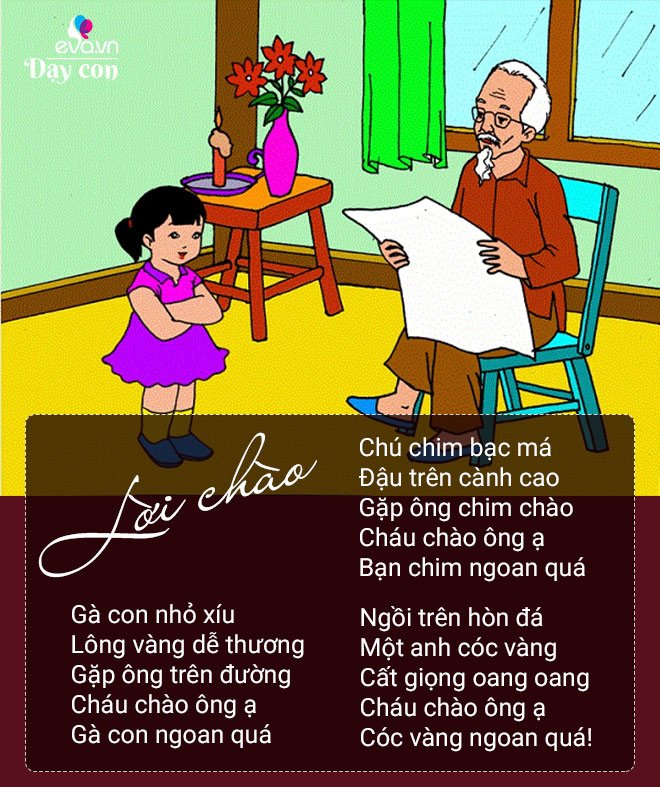 11 bài thơ dân gian cho trẻ 3-4 tuổi phát triển trí não, thông minh hơn - 10