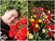 Nhà đẹp - Ông bố Sài Gòn trồng hoa tulip đẹp rực rỡ, vợ ghen "đỏ mắt" vì mê hoa hơn mê vợ