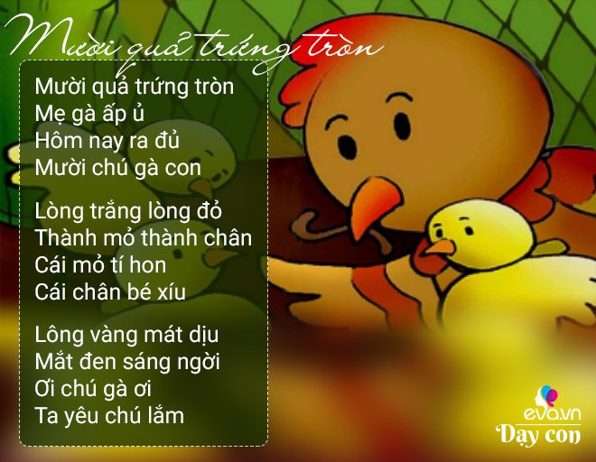 11 bài thơ dân gian cho trẻ 3-4 tuổi phát triển trí não, thông minh hơn - 6