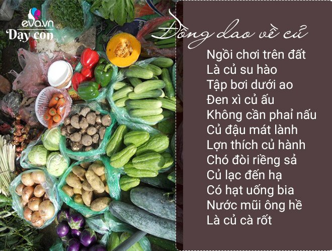 11 bài thơ dân gian cho trẻ 3-4 tuổi phát triển trí não, thông minh hơn - 9