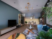 Nhà đẹp - Căn hộ thoáng đãng, ngập tràn sắc xanh khiến mọi người mê mệt