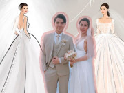 Thời trang - Đông Nhi xinh đẹp tựa công chúa trong những chiếc váy cưới cổ tích