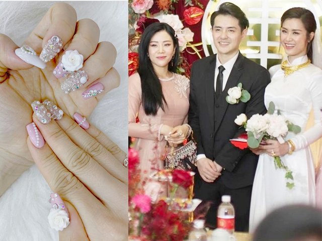 Tham dự đám cưới anh trai, em gái Ông Cao Thắng làm bộ nail đầy ý nghĩa