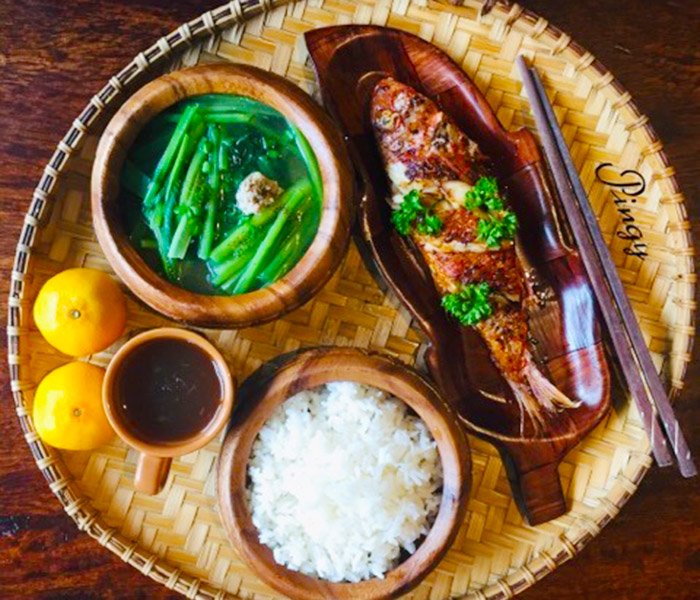 Vợ Việt ở Pháp chia sẻ mâm cơm một người quá tươm tất, ai nhìn cũng hỏi cái bát - 5