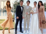 Thời trang - Lộng lẫy dự đám cưới Đông Nhi, Minh Hằng và bà xã Đăng Khôi đụng hàng 1 chiếc túi