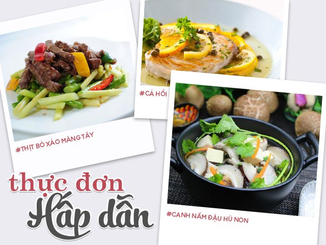 Thực đơn cơm chiều Đông Tây kết hợp nhưng ăn đưa cơm phải biết