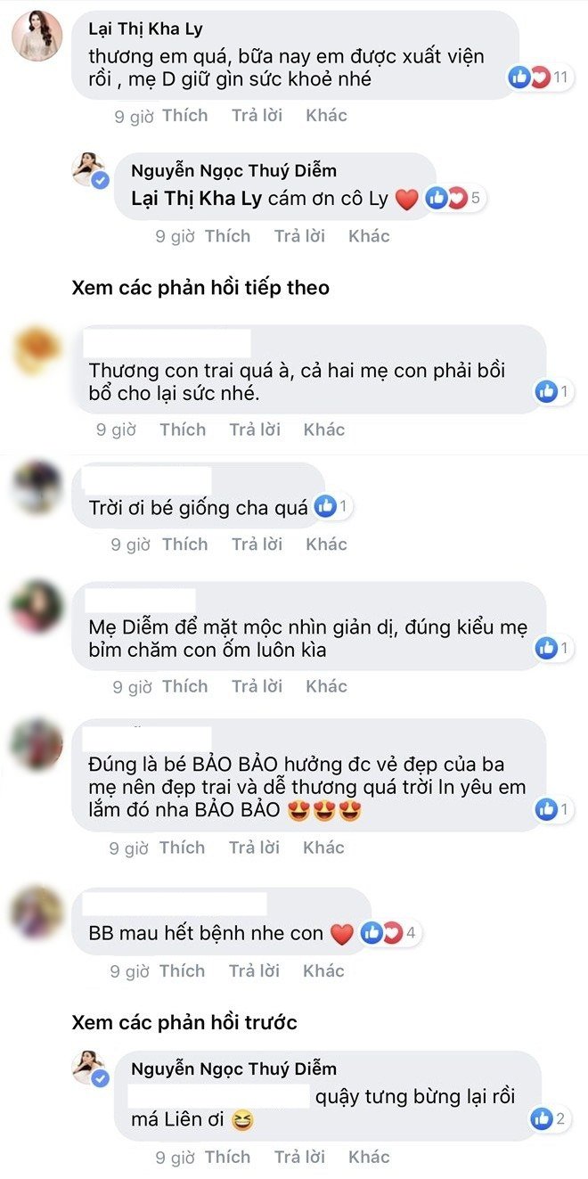 Sao Việt 24h: Đầu bù tóc rối thức trắng đêm, ai chăm con ốm mới hiểu nỗi lòng Thuý Diễm - 2