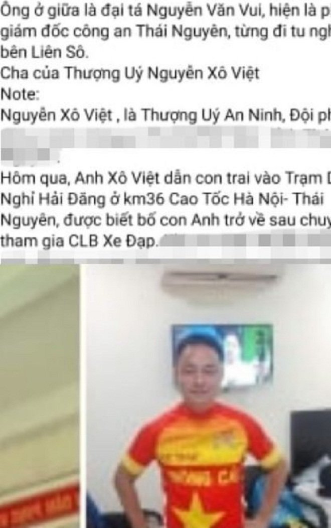 Sự thật tin Thượng úy tát nhân viên trạm dừng nghỉ là con lãnh đạo công an tỉnh Thái Nguyên - 1