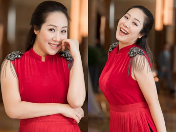 Tái xuất sau khi sinh con 8 tháng, Ngô Phương Lan tự tin với vóc dáng đẫy đà