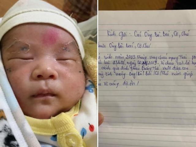 Bé trai 10 ngày tuổi bị bỏ rơi, khi đọc thư ai cũng bất ngờ về tuổi của người mẹ