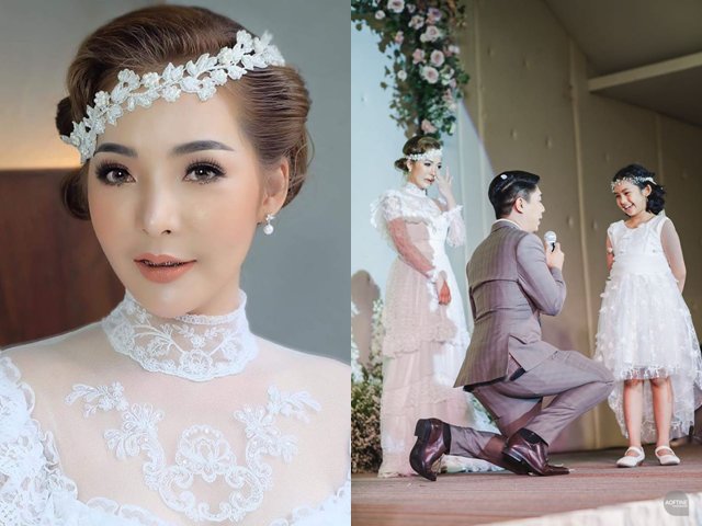 Kết hôn với mẹ đơn thân, chú rể hành động bất ngờ với con gái riêng ngay trong đám cưới