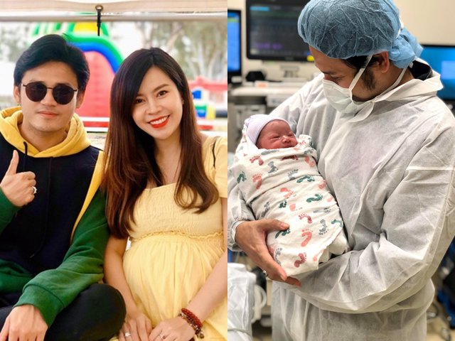Vũ Ngọc Ánh sinh con đầu lòng cho Anh Tài ở Mỹ, xúc động giây phút trong phòng sinh