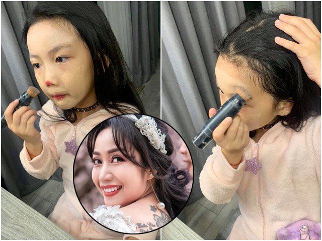 Bị nhắc vì để con 6 tuổi trang điểm mỗi ngày, Ốc Thanh Vân đáp không có gì nghiêm trọng