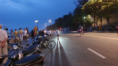 Người bố có nhắn tin lại với gia đình việc buồn giận vợ nên đưa các con đi xuống Vũng Tàu. Ảnh Infonet