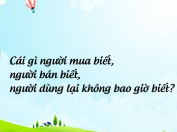 Tự thấy mình thông minh, bạn có chắc trả lời được 5 câu đố mẹo này