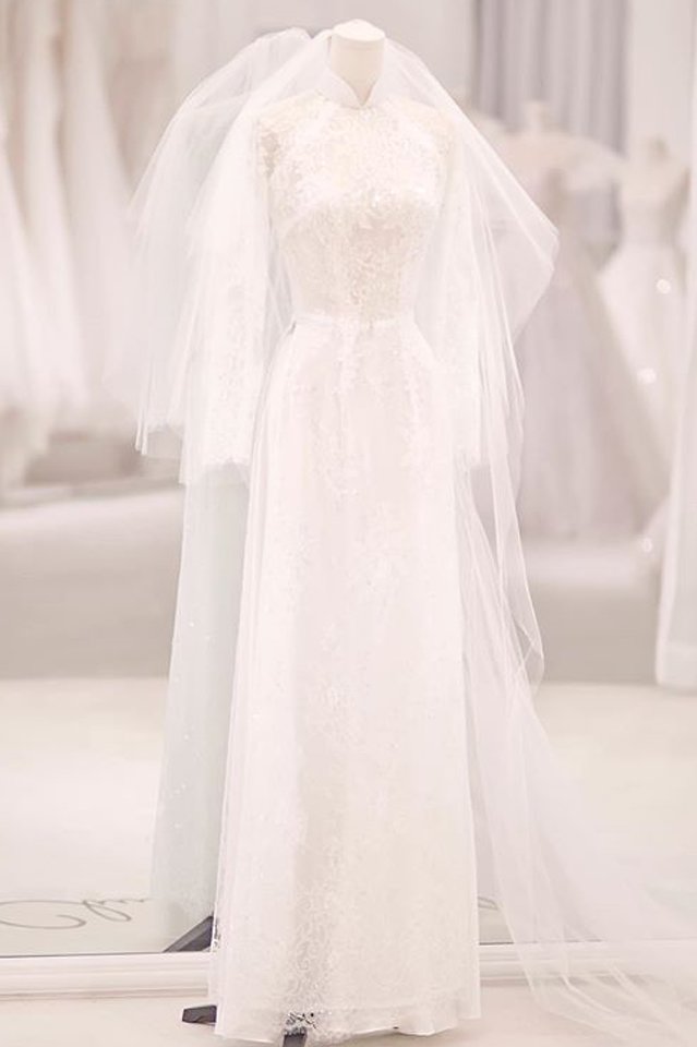 Bảo Thy diện 3 bộ váy cưới ren tinh xảo, tôn trọn sắc vóc tựa nữ thần ngày lấy chồng - 13