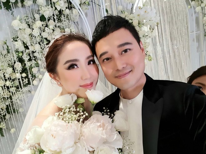 Quang Vinh rạng rỡ bên Bảo Thy trong tiệc cưới sang trọng, Thanh Bạch gây chú ý khi góp mặt - 7
