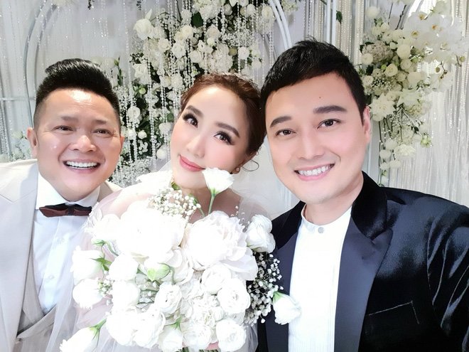 Quang Vinh rạng rỡ bên Bảo Thy trong tiệc cưới sang trọng, Thanh Bạch gây chú ý khi góp mặt - 6
