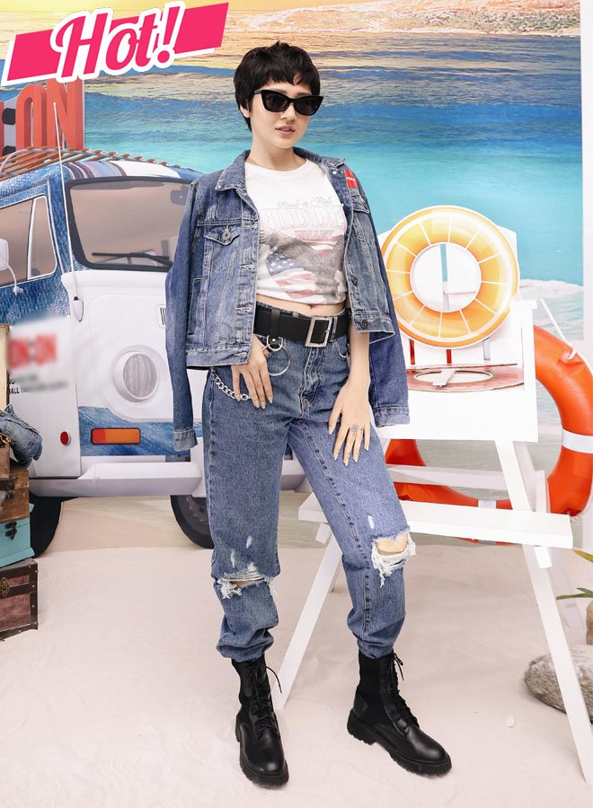 Diện đồ denim trẻ trung, Bảo Anh - Thanh Hằng sang bao nhiêu, Phương Thanh amp;#34;quêamp;#34; bấy nhiêu - 2