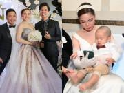 Giải trí - Bi hài đám cưới Giang Hồng Ngọc: Con trai 1 tuổi liên tục khóc khi bố mẹ bận tiếp khách