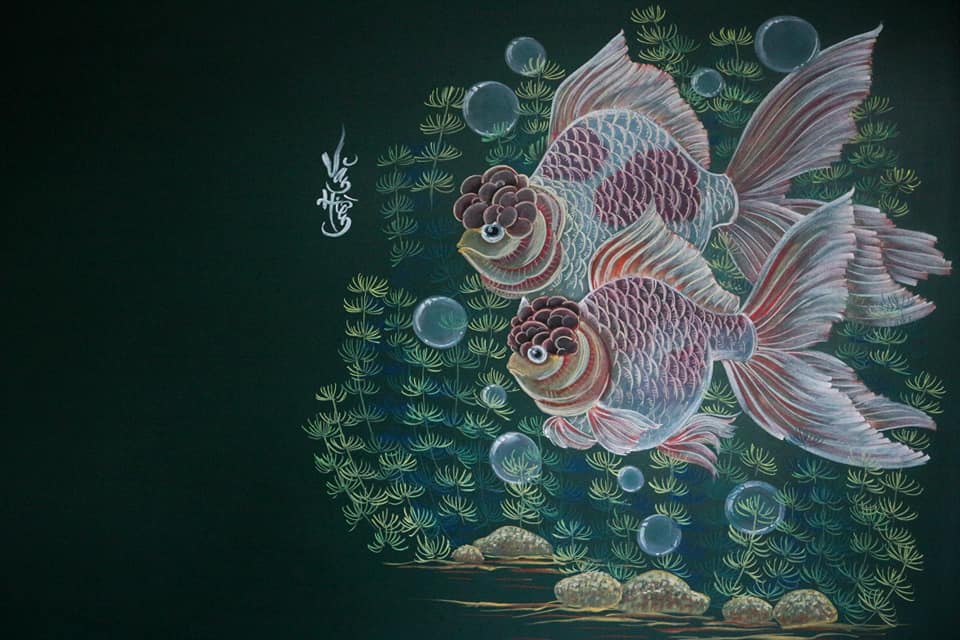 Hàng loạt bức tranh vẽ bằng phấn hot MXH, biết danh tính của các tác giả ai cũng thích thú - 2