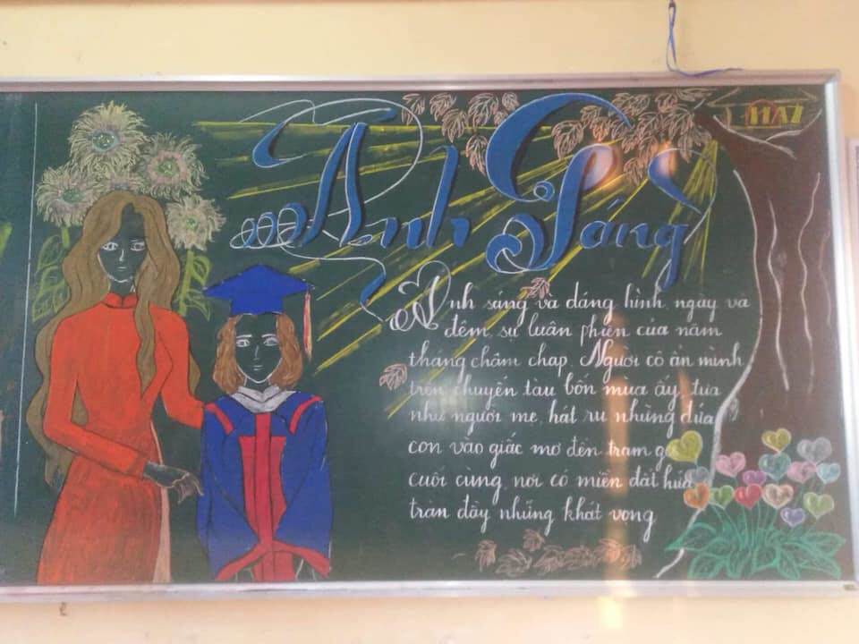 Hàng loạt bức tranh vẽ bằng phấn hot MXH, biết danh tính của các tác giả ai cũng thích thú - 10