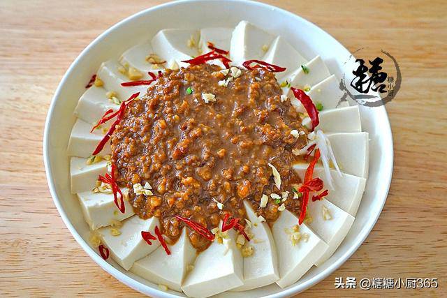 Đãi chồng đậu phụ bị chê tiết kiệm, cho chút thịt băm thành món ngon như cung đình - 5