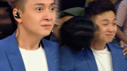 Ngô Kiến Huy liên tục bị thí sinh nam cưỡng hôn trên sóng truyền hình