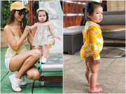 Làm mẹ - Siêu mẫu Hà Anh nuôi con ăn dặm cực khéo, bé hơn 1 tuổi cao to như trẻ 3 tuổi