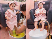 Làm mẹ - Rich kid phải như con gái Hà Anh, hơn 1 tuổi đã hưởng thụ dịch vụ chăm sóc sang chảnh