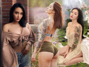 Làm đẹp - Sở hữu vòng 3 nhìn là mê cùng hình xăm cá tính, hotgirl Trung Quốc hút lượng theo dõi “khủng”