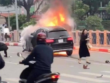 Tin tức 24h: Hé lộ người đàn ông bí ẩn cùng CSGT cứu người trong vụ cháy Mercedes