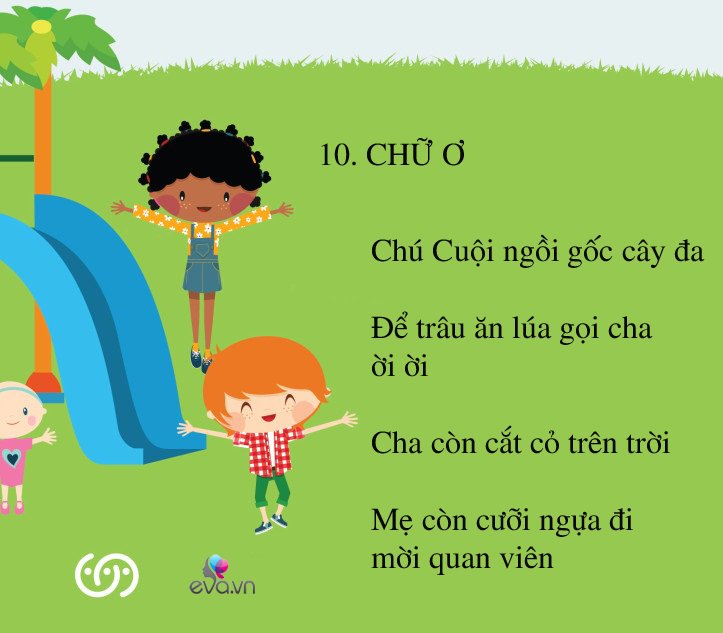 10 bài thơ cho bé mầm non học chữ cái cực nhanh - 12