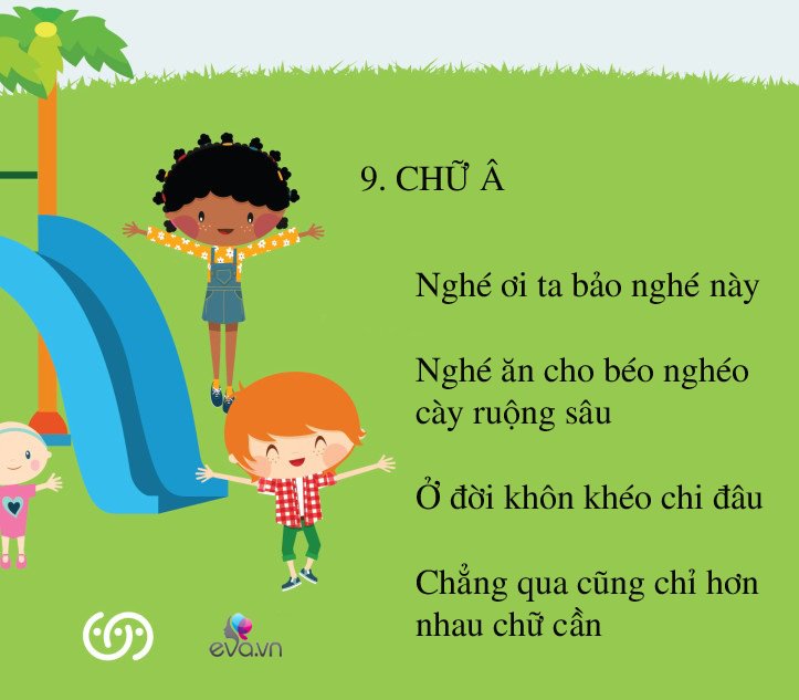 10 bài thơ cho bé mầm non học chữ cái cực nhanh - 11