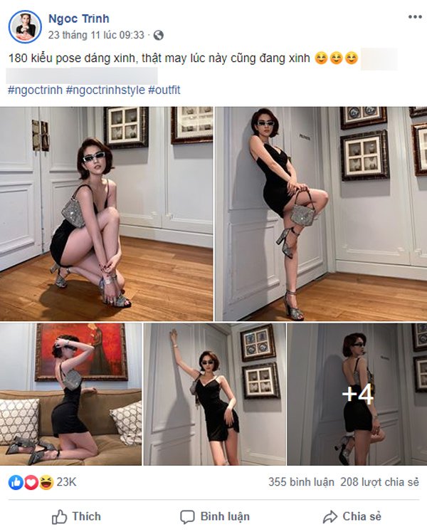 tro tai pose dang, ngoc trinh khien dan tinh me man vi qua dep - 1