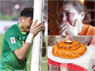 Hé lộ món bánh đặc biệt khiến mẹ Đặng Văn Lâm bật khóc mang ra sân bay cho con trai