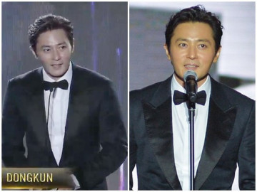 Đến Việt Nam nhận giải, tài tử Jang Dong Gun gặp lỗi sai ngớ ngẩn trên sóng trực tiếp