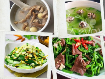 Vợ đảm "hồi sức" cho cả nhà nhờ mâm cơm siêu bổ dưỡng